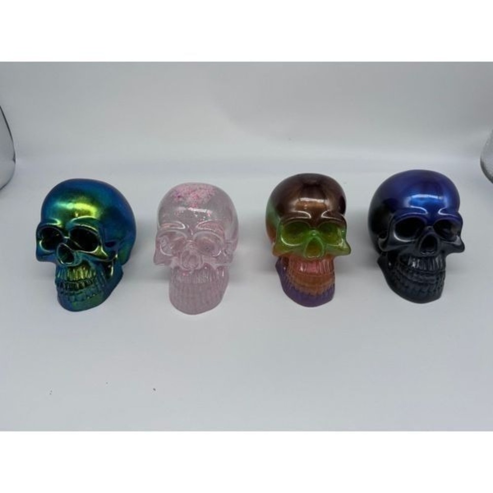 Resin skulls- handmade